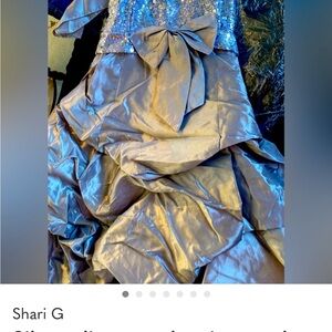 Elegant Silver Kids Formal Dress